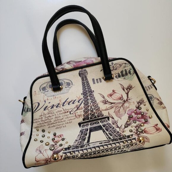 Women's Embellished Multicolor Shoulder Bag - Picture 2 of 8